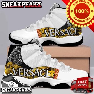 Versace Air Jordan 11 Sneaker Shoes For Nike Lovers