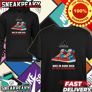 Di’orr Greenwood x Nike SB Dunk High Kicks On Fire Sneaker T-Shirt